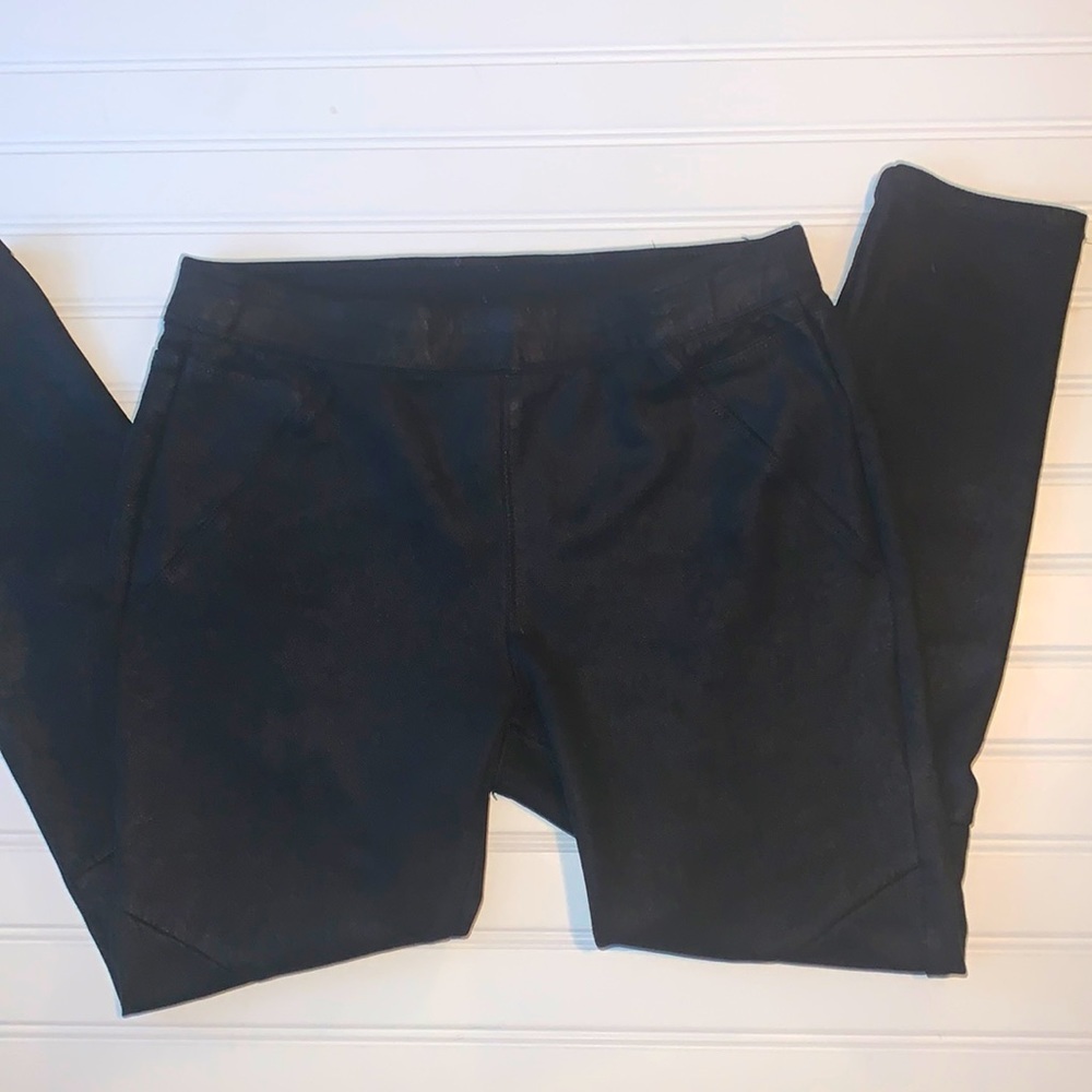 Free people black skinny comfortable soft stretchy waist pants size 8
